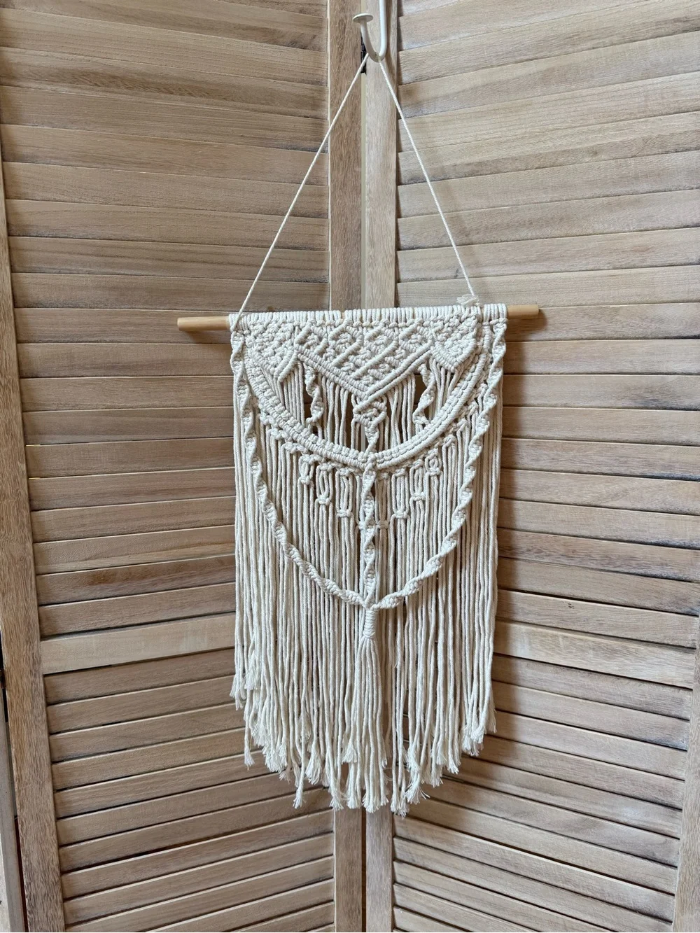 Boho Macramé Wall Hanging - Cream